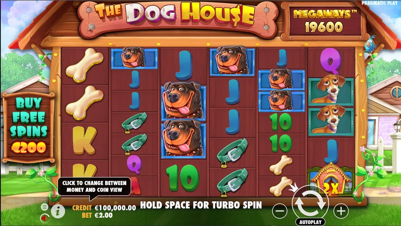 Dog House Megaways — Slot-Artwork