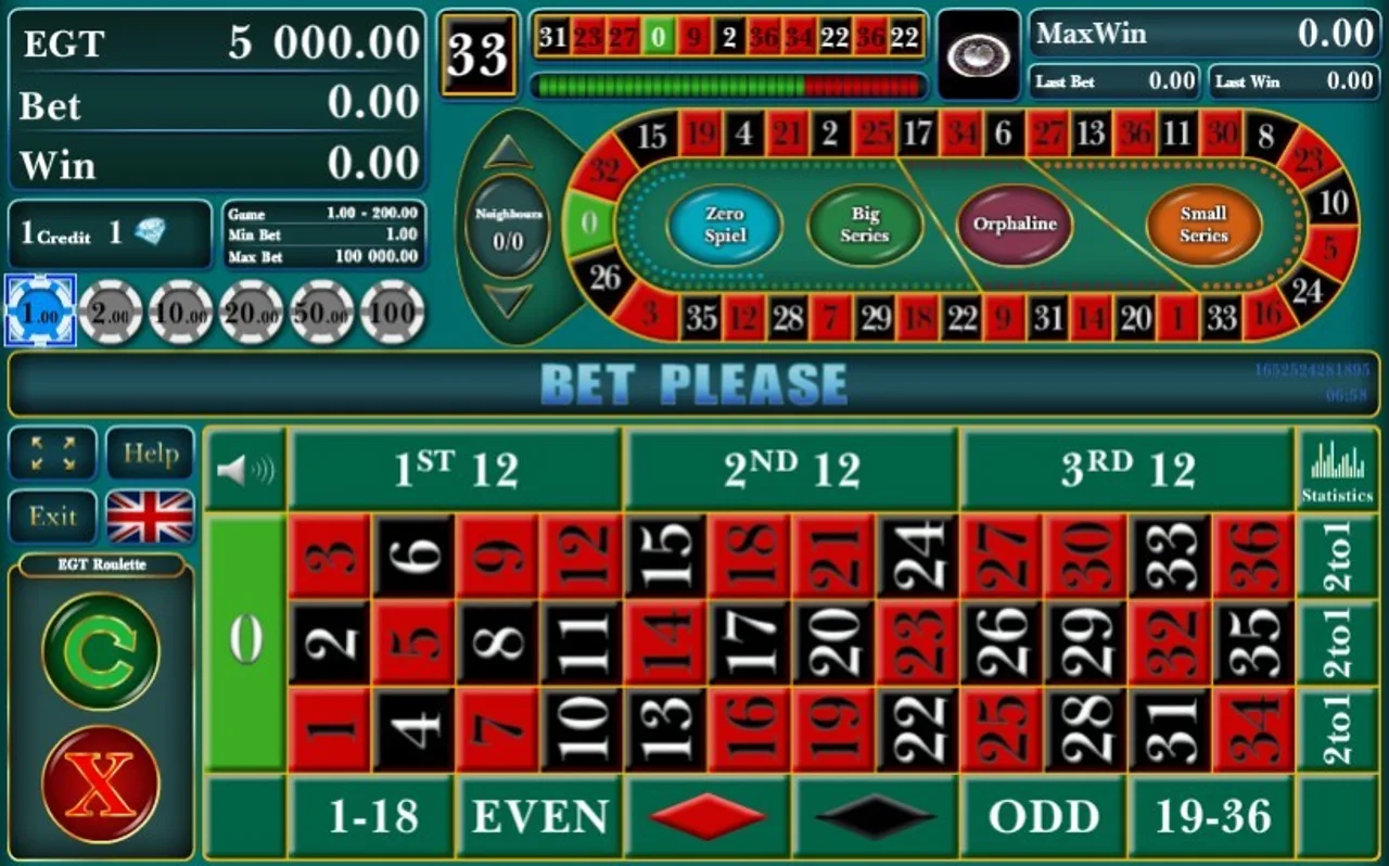 European Roulette (RNG) — Spiel-Artwork