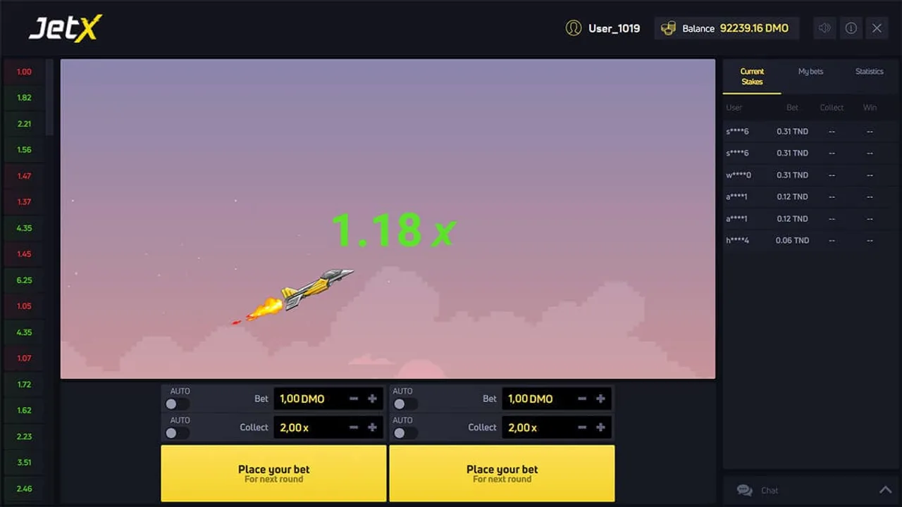 JetX — Spiel-Artwork