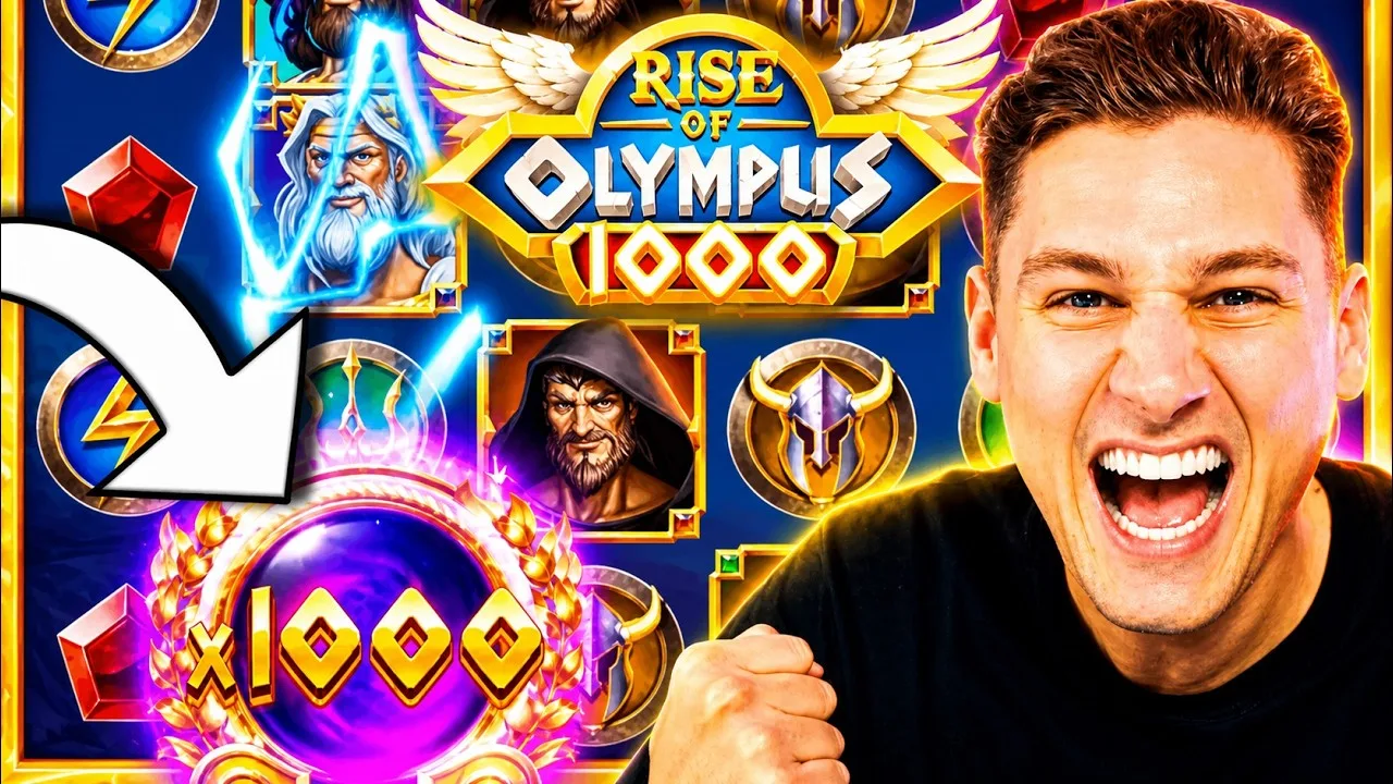 60K HIT in RISE OF OLYMPUS 1000! 🤑⚡